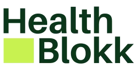 HealthBlokk Logo – Partner von The Happy Beans
